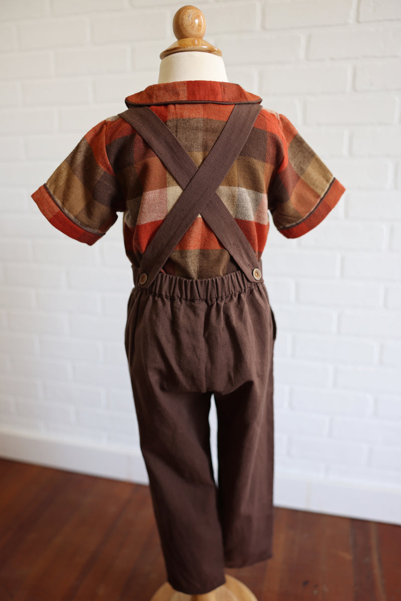 Reese Overall - Chocolate