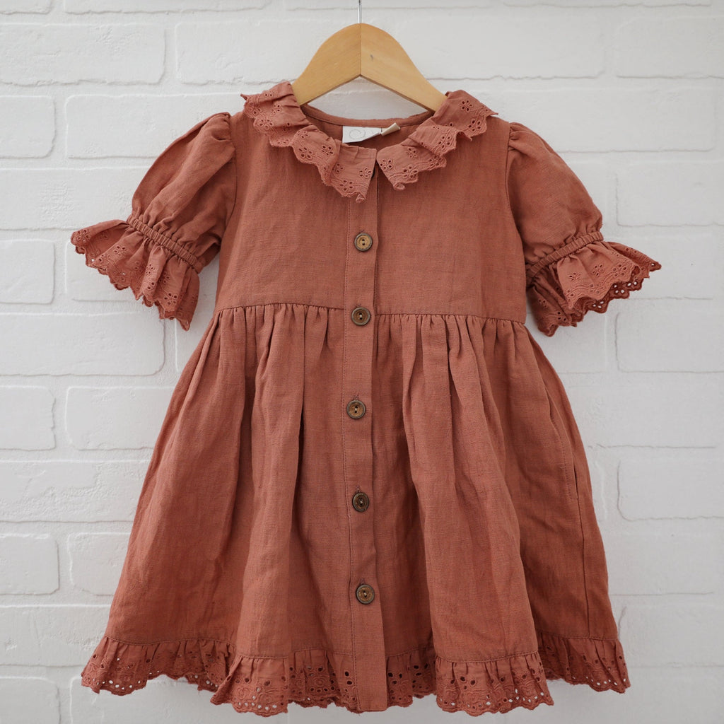 Charlotte Dress - Deep Mauve