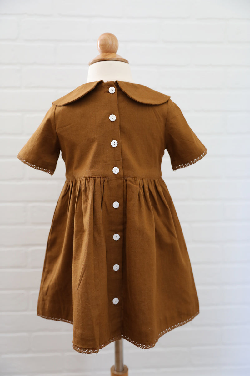 Penelope Dress - Brown